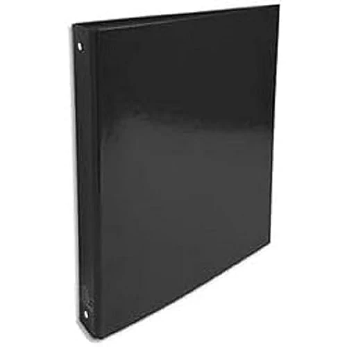 Offerta a tempo: Exacompta - 519291E - 1 Raccoglitore Foderato in Cartoncino Lucido Plastificato Iderama - 4 Anelli Tondi 30 mm - Dorso 40 mm - F.to Esterno 26x32 cm per A4 - Nero - 54% da 7.22 € a 3.33 €