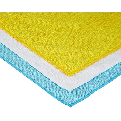 Offerta a tempo: Amazon Basics panno per la pulizia in microfibra, Confezione da 12, Multicolore, 30.5 L x 40.5 W cm - 5% da 10.19 € a 9.68 €