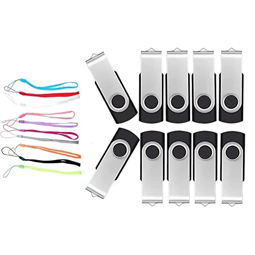 Offerta a tempo: FEBNISCTE Chiavetta USB 4GB Penna USB 10 Pezzi,Pen Drives Pennetta USB 2.0 - 5% da 34.99 € a 33.24 €