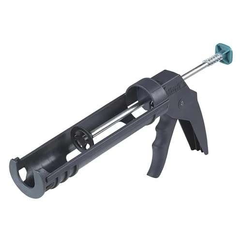 Limited-time offer: wolfcraft MG 100 Caulking Gun - Drip-Stop Sealant Gun for 310 ml Cartridges | Manual applicator for silicone and acrylic, 130 kg pressure, ergonomic DIY tool for kitchen and bathroom. 4351000 from 8.33 £ to 7.89 £ (save 5%)