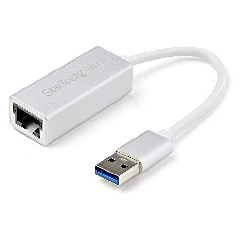 Offre limitée : StarTech.com Adaptateur Réseau USB 3.0 vers Gigabit - Argent - Design Élégant en Aluminium pour MacBook, Chromebook ou Tablette - Support de Pilote Natif (USB31000SA) de 41.99 € à 31.87 € (24% de remise)