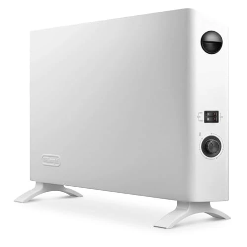 Offerta a tempo: De'Longhi Termoconvettore, 3 Livelli di Potenza, Funzione Antigelo, Timer 24 Ore, Compatto con Maniglie per il Trasporto, Termostato di Sicurezza, Stanze Fino a 60 m3, 2000W, HSX2320, Bianco - 0.00% da 61.90 € a 61.90 €