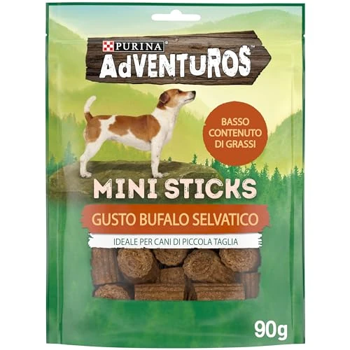 Limited-time offer: Adventuros Dog Snack Mini Stick to Taste Buffalo – Package of 6 x 90 gr – Total: 540 gr from 9.99 GBP to 9.99 GBP (save 0%)