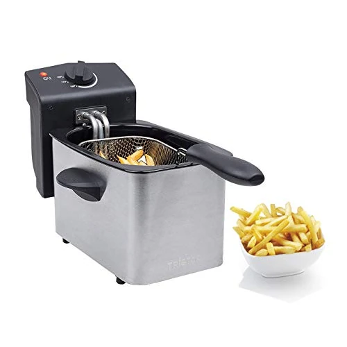 Tristar FR-6919 Stainless Steel deep Fryer with Cool Zone Function and Adjustable Thermostat for up to 190 °C, Capacity: 2 l.