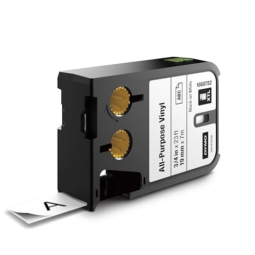 Offerta a tempo: DYMO XTL nastro in vinile multiuso | 19 mm | nero su bianco - 0.00% da 38.62 € a 38.62 €
