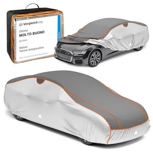 Offerta a tempo: WALSER telo antigrandine per auto, Perma Protect, prodotto Molto Buono* copertura per auto antigrandine, certificato dal TÜV Austria* telo protettivo idrorepellente, Copriauto Misura 2 - 9% da 114.95 € a 104.94 €