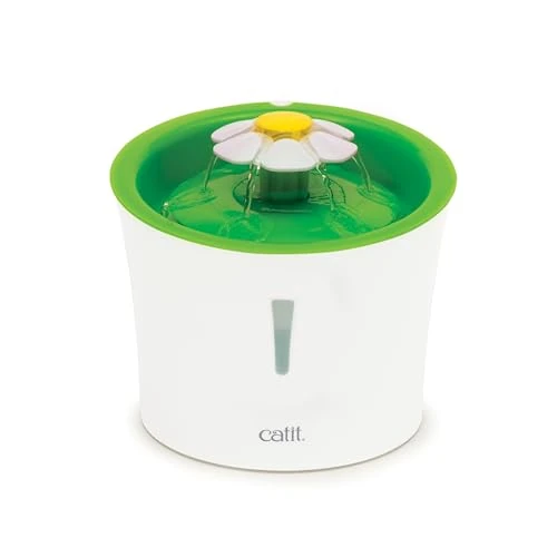 Zeitlich begrenztes Angebot: Catit Flower Fountain, Blumentrinkbrunnen für Katzen, 3L, weiß/grün, 1 Stück (1er Pack) von 25.29 € auf 21.39 € (15% Rabatt)