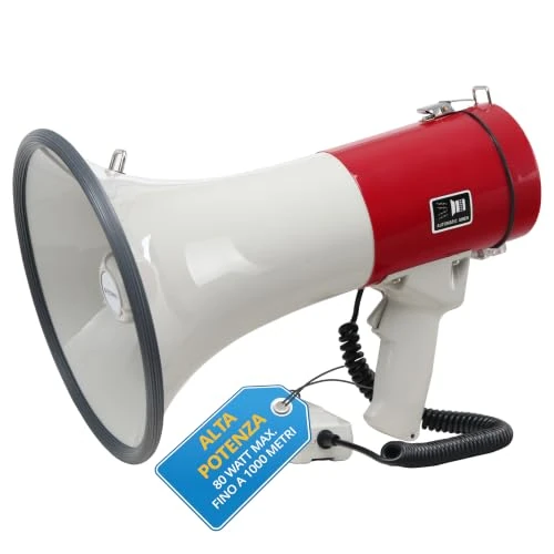 Tijdelijke aanbieding: McGrey MP-500HS megafoon, max. 80 Watt, 1000m van 51.90 € naar 51.90 € (0.00% korting)