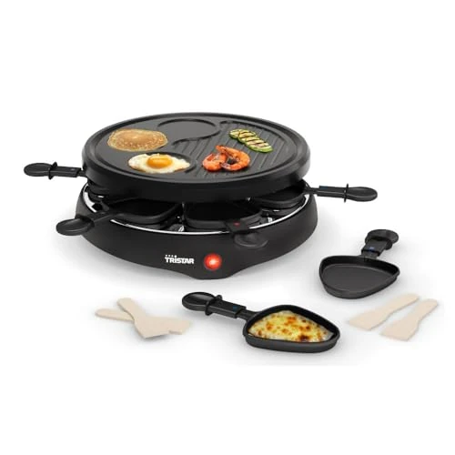 Offerta a tempo: Tristar Raclette a Zone RA-2998 6 Persone, Nero - 11% da 27.99 € a 24.99 €