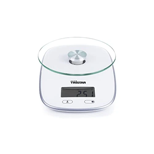 Limited offer: Tristar Kitchen Scale, White from 17.99 EUR to 9.99 EUR (save 44%)