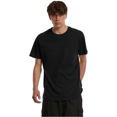 Offerta a tempo: Build Your Brand T-Shirt Round Neck, Black, L Uomo - 0.00% da 17.17 € a 17.17 €