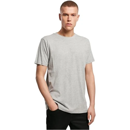Build Your Brand Mens By004 T-Shirt, Heather Grey, S UK