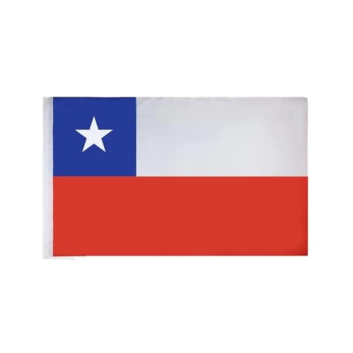 AZ FLAG Bandera de Chile 150x90cm Especial hinchas - Bandera CHILENA 90 x 150 cm