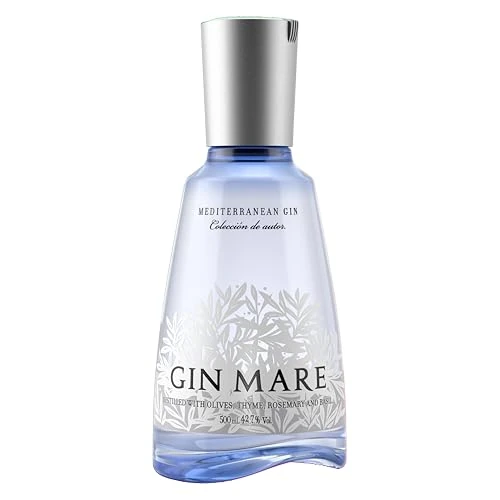 Offerta a tempo: Gin Mare – Premium Mediterranean Gin con 4 Botaniche Naturali Mediterranee, 42,7% Vol., Bottiglia in Vetro da 50 cl - 0% da 29.34 € a 29.34 €