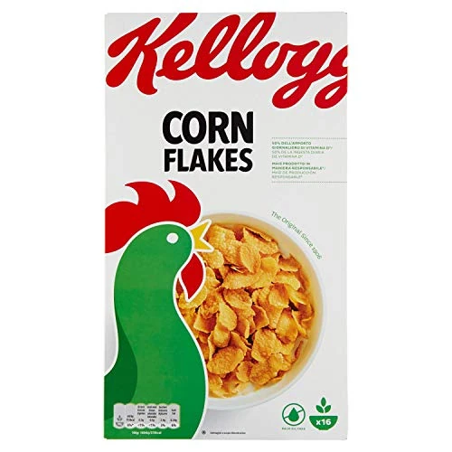 Offerta a tempo: Kellogg's Corn Flakes Originali, 0.5kg - 33% da 4.19 € a 2.79 €
