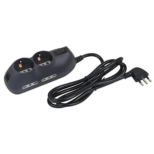 Zeitlich begrenztes Angebot: Bticino 3695 GB Mehrfachsteckdose Kompakt slot6 mit beleuchtetem Schalter Schalter von Sicherheit, 4 Steckdosen, 10/16 A und 2 P30, Stecker 10 A, Grau von 26.19 € auf 26.19 € (0.00% Rabatt)