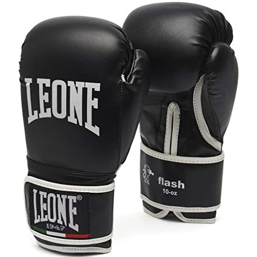 Beperkte aanbieding: LEONE 1947, Flash-bokshandschoenen, uniseks, volwassenen, zwart, 14 oz, GN083 van 43.90 EUR naar 36.14 EUR (besparing 18%)