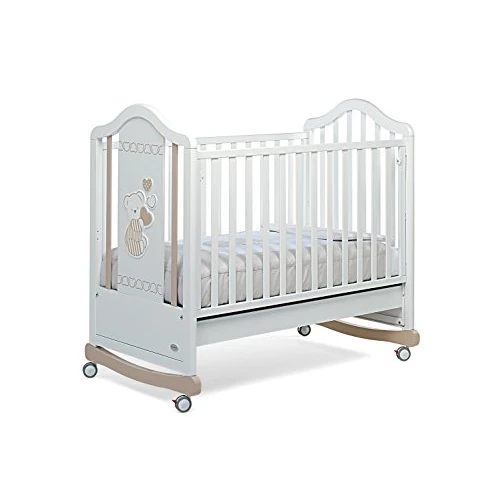 Foppapedretti 9900176674 Dolcecuore 450 Lit avec côté réglable, transformable en banquette