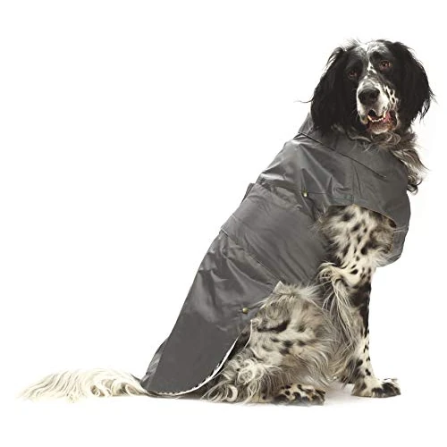 CROCI, MONTREAL, Manteau pour Chiens, Cape d'hiver, Veste Imperméable, Toison Taille 50 cm, Grise