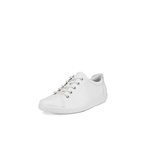 Limitiertes Angebot: ECCO Damen Soft 2.0 Tie Tie Hohe Sneaker, Weiß, 35 EU von 120.00 EUR auf 86.30 EUR (Spare 28%)