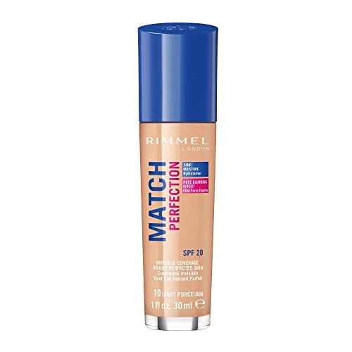 Oferta limitada: Rimmel London Match Perfection Base de maquillaje, 10 Porcelain, 30 ml de 5.70 € a 5.70 € (ahorro 0.00%)
