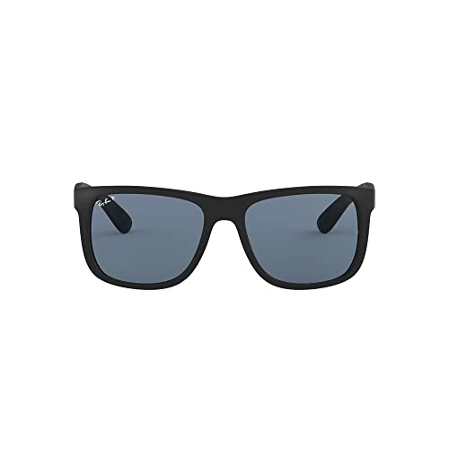 Offerta a tempo: Ray-Ban Justin RB4165 Non-Polarized- Occhiali da Sole Unisex, Nero (Frame: Nero, Lenti: Polarized Blue Classic 622 / 2V), 54 mm - 30% da 155.00 € a 108.39 €