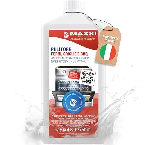 Offre limitée : MAXXI CLEAN | Nettoyant four et grill extra fort | 750 ml gel pâte | Nettoyant et dégraissant auto-nettoyant | pour four, plaque de cuisson & grill | dissout les incrustations sans chauffer de 11.87 € à 11.87 € (0.00% de remise)