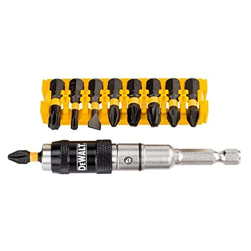 Offerta a tempo: DEWALT DT70518T-QZ, Set 10 pezzi Inserti Impact Torsion e porta inserti pivotale - 13% da 17.18 € a 14.90 €