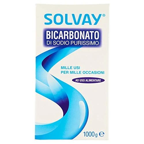 Offerta a tempo: Solvay® - Bicarbonato di Sodio 1000g - Multiuso - Ad uso alimentare - Casa; Cucina; Lavatrice - 0.00% da 2.89 € a 2.89 €