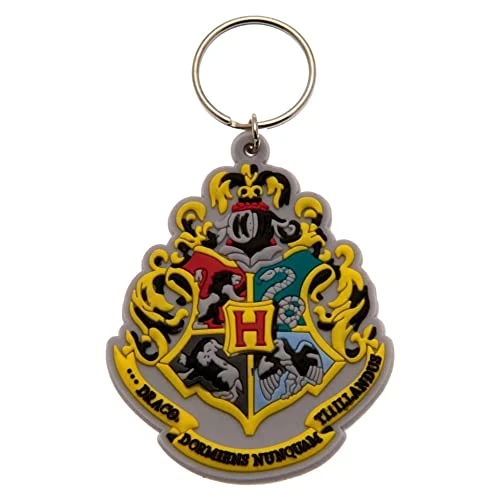 Harry Potter - Hogwarts Crest Rubber Keyring