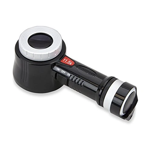 Limited-time offer: Carson Optical Led/Uv Lighted Loupe Magnifying, Black, 11,5X from 25.51 £ to 25.51 £ (save 0.00%)