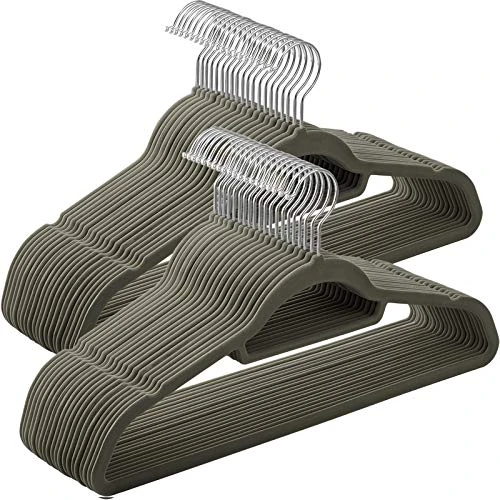Zeitlich begrenztes Angebot: SONGMICS Kleiderbügel Samt, 50er Set, rutschfest, platzsparend, 42,7 cm von 35.99 € auf 9.99 € (72.24% Rabatt)