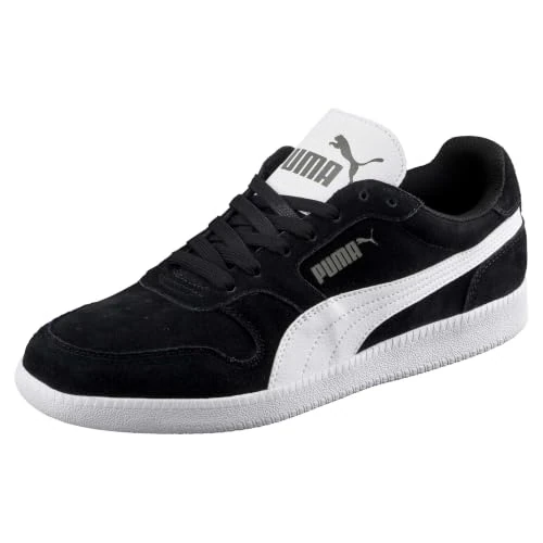 Offerta a tempo: PUMA Unisex Icra Trainer SD Low Top Sneaker, Black-White, 44 EU - 40% da 54.95 € a 33.14 €