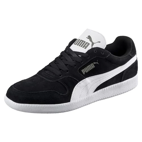 PUMA Unisex Icra Trainer SD Low Top Sneaker, Black-White, 38 EU