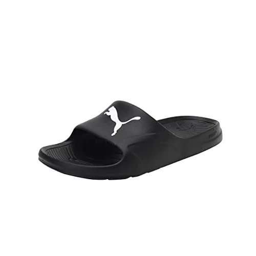 Offerta a tempo: PUMA Unisex Divecat Sandali scorrevoli, Black White, 43 EU - 22% da 22.95 € a 18.00 €
