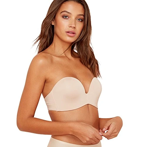 Offerta a tempo: Wonderbra Ultimate Strapless-Reggiseno Donna, Beige — 17% da 48,76 € a 40,44 €