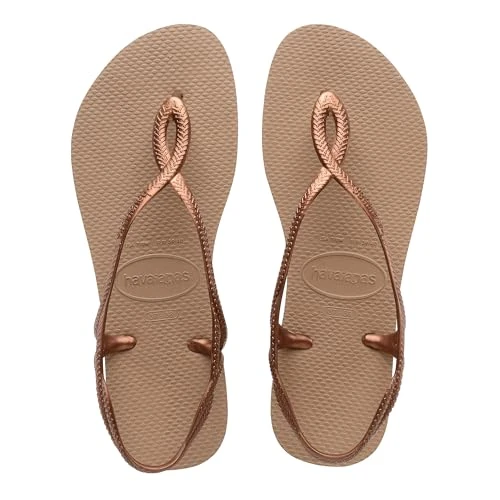 Offre limitée : Havaianas - Luna, Sandales Confortables, Élégantes et Fonctionnelles, Ajustement Sûr à la Cheville, Lanières Tressées et Semelle Antidérapante, Femme de 32.00 € à 23.95 € (25% de remise)
