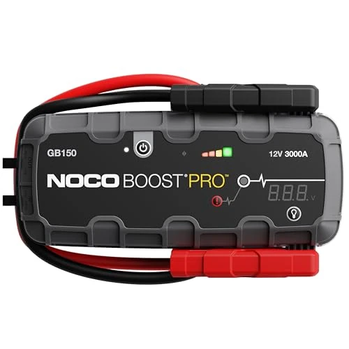 Offerta a tempo: NOCO Boost GB150: Avviatore di Emergenza UltraSafe 3000A – Booster Batteria al Litio 12V, Caricabatteria Portatile Power Bank e Cavi Avviamento – Per Motori Benzina fino a 9.0L e Diesel fino a 7.0L - 23% da 375.95 € a 289.61 €