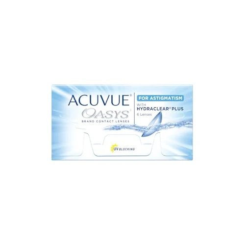 ACUVUE® OASYS for ASTIGMATISM con tecnología HYDRACLEAR® PLUS - Reemplazo Quincenal -protección UV