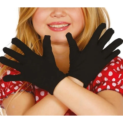 Offerta a tempo: FIESTAS GUIRCA | Guanti Neri Bambini (18 cm) - Accessorio per Costume da Diavolo e Demone - Ideale per Halloween, Carnevale e Feste in Maschera - Unisex per Bambini - Nero - 0.00% da 5.87 € a 5.87 €