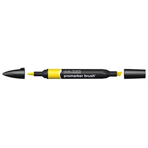 Oferta limitada: Winsor & Newton Promarker Brush - Rotulador Doble Punta, Punta Pincel, Tinta Base Alcohol, Color Canary (y367) de 4.60 € a 4.60 € (ahorro 0.00%)