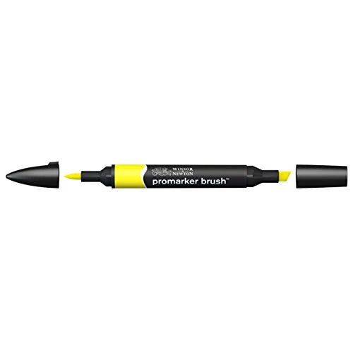 Begrenztes Angebot: Winsor & Newton 0204173 BrushMarker (Für Zeichnungen, Kalligraphie, Design und Layouts, streifenfreies Zeichnen mit Keil und Pinselspitze) gelb von 4.51 EUR auf 4.51 EUR (Rabatt 0%)