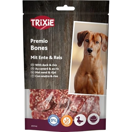 80 gr 6 st Trixie premio rice duck bones