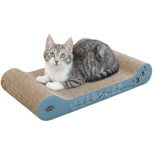 Offerta a tempo: TRIXIE Wild Cat tiragraffi per gatti in cartone ondulato – 41 × 24 × 7 cm - 0.00% da 10.99 € a 10.99 €