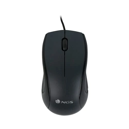 Limited-time offer: NGS MIST - 1000dpi Optical Mouse with USB Wire, Mouse for Computer or Laptop with 2 Boutons, Plug&Play, Ambidextrous, Black from 16.43 GBP to 16.43 GBP (save 0%)