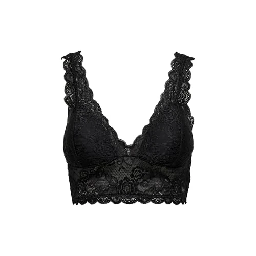 ONLY Women's Onlchloe Lace Bra Noos Acc Bustier - Black - UK 12
