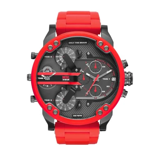 Limited-time offer: Diesel Watch for Men Mr. Daddy 2.0, Chronograph Movement, 57 mm Gunmetal Stainless Steel Case with a Stainless Steel Strap, DZ7370 from 383.18 £ to 383.18 £ (save 0.00%)