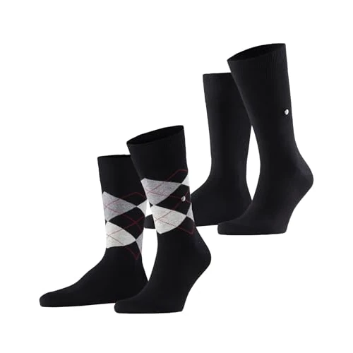 Tijdelijke aanbieding: Burlington Heren Everyday Mix 2-Pack Sokken admend katoen versterkte herensokken huidvriendelijk duurzaam effen en argyle business elke dag Multipack 2 Paar van 15.07 EUR naar 8.89 EUR (korting 41%)
