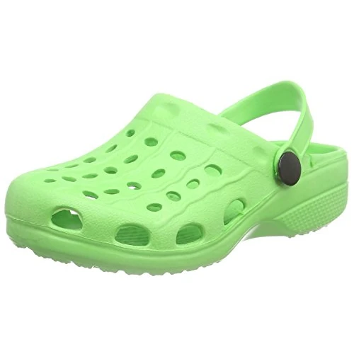 Offerta a tempo: Playshoes Zoccolo In Eva, Sandali Da Bagno Unisex - Bambini e ragazzi, Verdure Verde, 24/25 EU - 31% da 12.99 € a 8.91 €