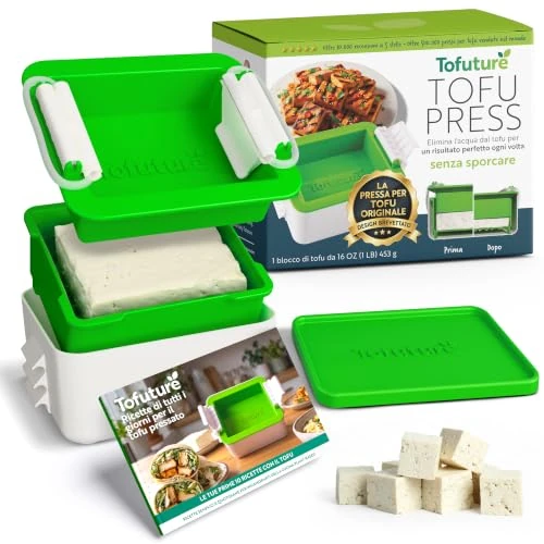 Oferta limitada: Tofuture Prensa para Tofu | Sistema Patentado Todo en Uno | Para 225–450 g de 29.00 € a 29.00 € (ahorro 0.00%)